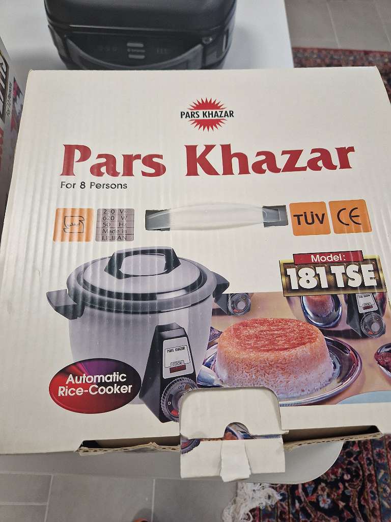 Rice Cooker 181 Pars khazar 8 persons