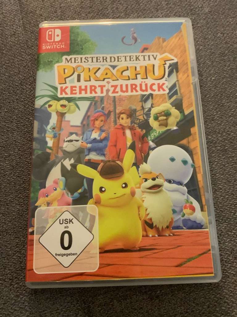 Nintendo Switch Meisterdetektiv Neudorf) - kehrt Wiener € Pikachu (2351 zurück, willhaben 30