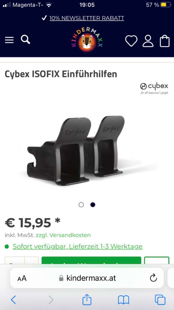 Cybex Isofix-Einführhilfe ab € 18,42 (2024)