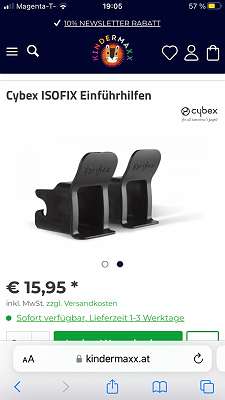 Isofix Einführhilfe, € 3,- (5231 Stallhofen) - willhaben