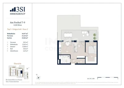 2-Zimmer-Wohnung kaufen in Wien – 44,97 m², € 320.000 – Bild 11 von 11