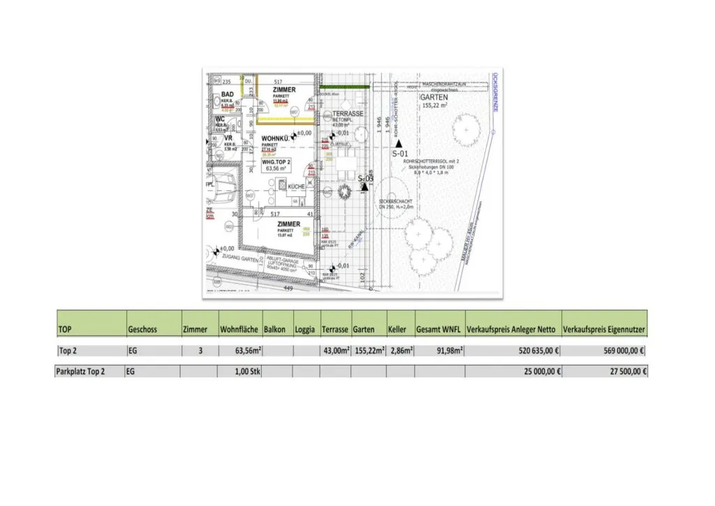 Wohnung – Wien, Neulaa, Katastralgemeinde Oberlaa Land - Ansicht 2