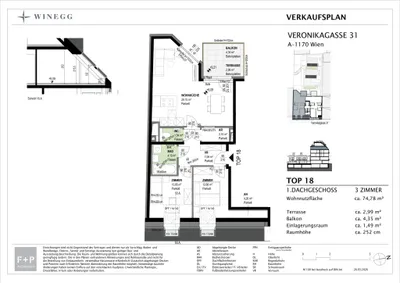 Immobilie kaufen in Wien – 74,75 m², € 635.900 – Bild 11 von 11
