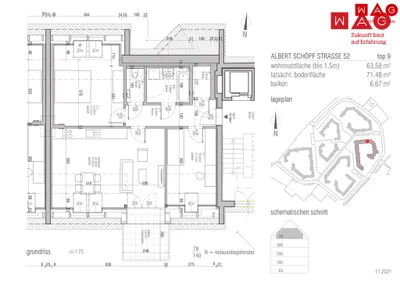 3-Zimmer-Wohnung mieten in Linz – 71,48 m², € 952 – Bild 12 von 12