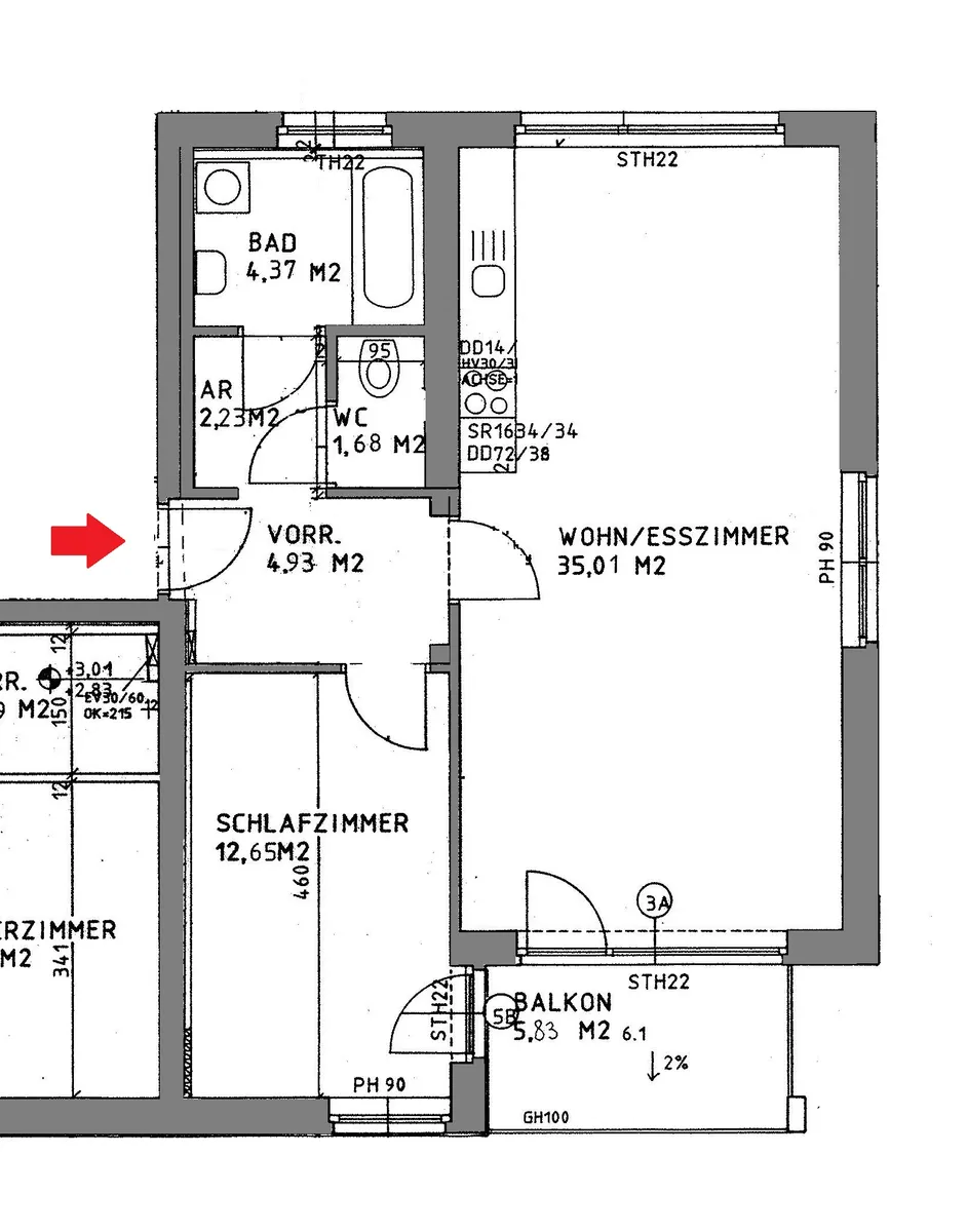 Wohnung – Rottenmann, Villmannsdorf - Ansicht 2
