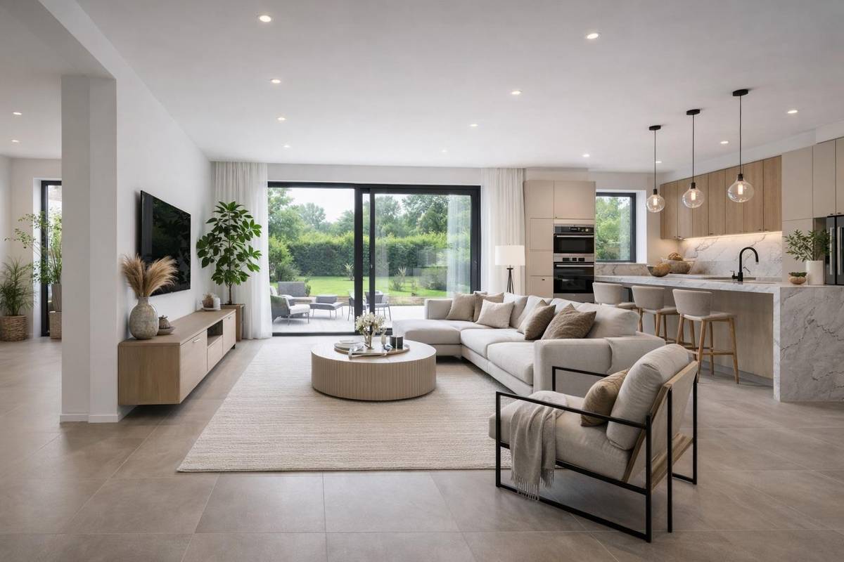 Einfamilienhaus in 2230 Gänserndorf Süd- Grund und Hausbau im Preis- BELAGSFERTIG - Ansicht 2