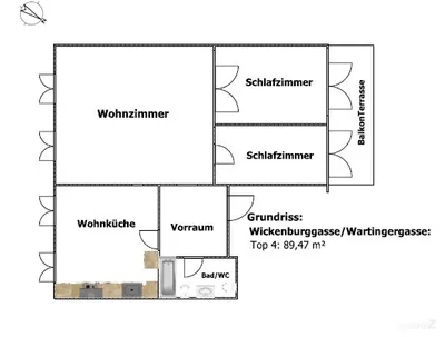 3-Zimmer-Wohnung mieten in Graz – 89,47 m², € 1.205 – Bild 42 von 42
