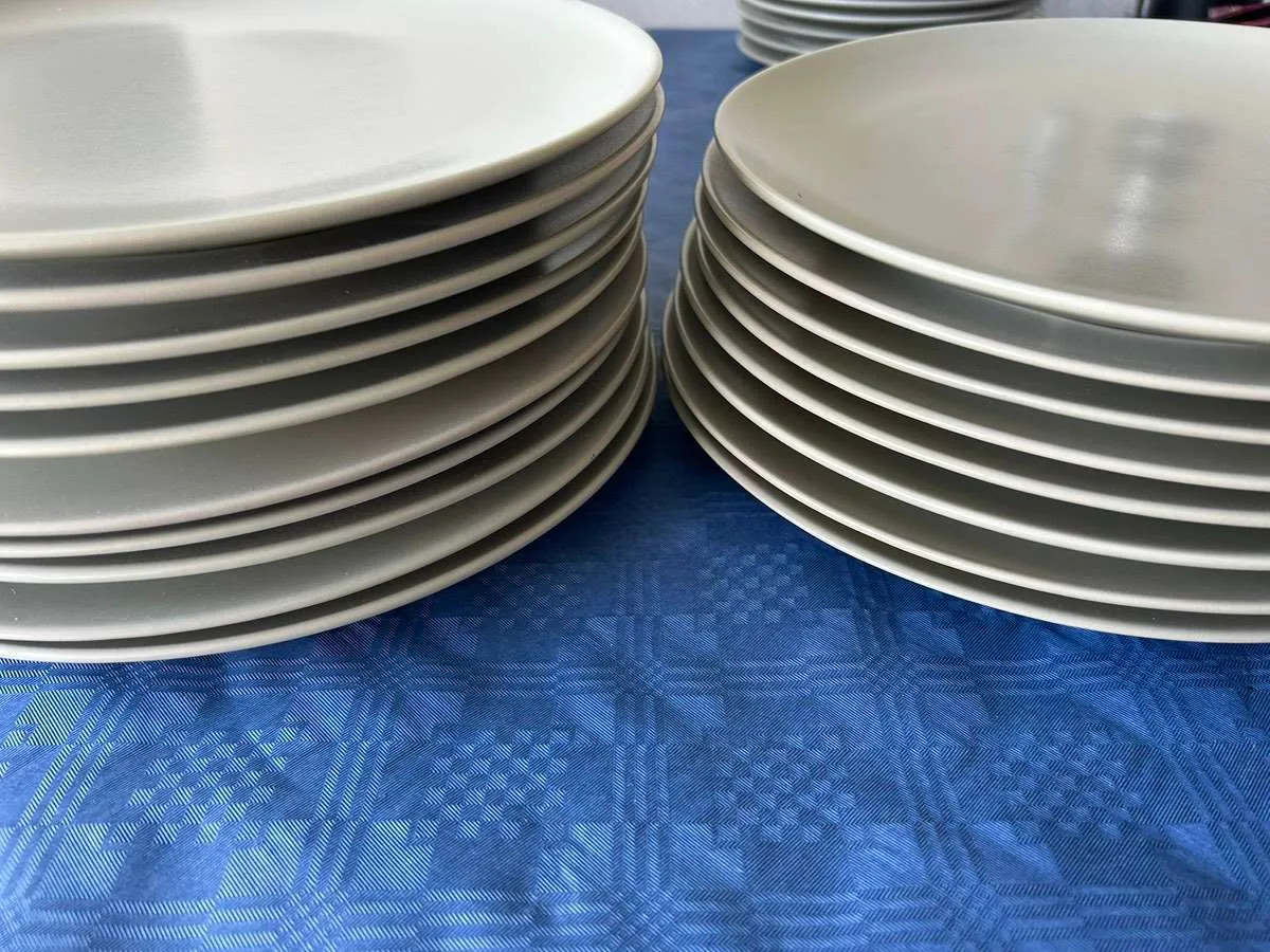 porzellan geschirr set 6 personen Karaca Geschirr-Set Karaca Silva 24 Teiliges Für Tafelservice Porzellan, Essservice Größe:450g