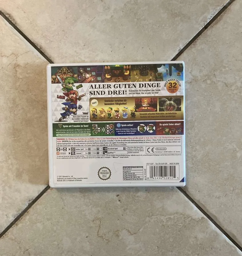 - error: NINTENDO 3DS / THE LEGEND OF ZELDA / TRI FORCE HEROES / KULTSPIEL ...