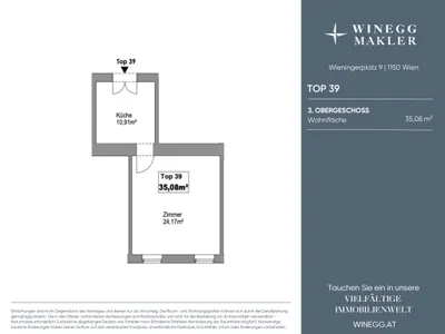 1-Zimmer-Wohnung kaufen in Wien – 35,08 m², € 139.000 – Bild 16 von 16