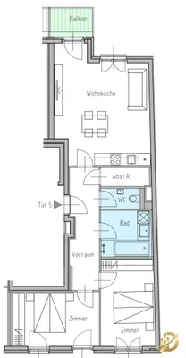 3-Zimmer-Wohnung mieten in Wien – 69,5 m², € 1.503 – Bild 22 von 22