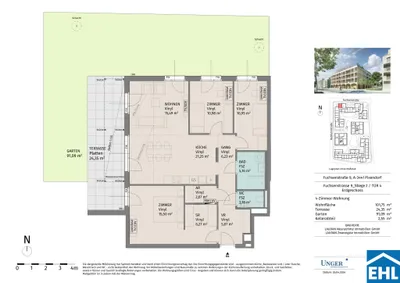 4-Zimmer-Wohnung mieten in Tulln – 101,75 m², € 1.470 – Bild 15 von 15