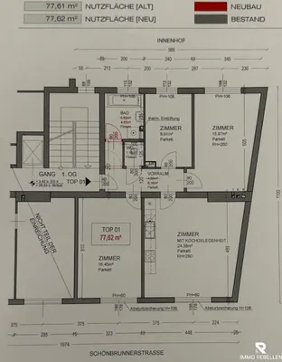 4-Zimmer-Wohnung kaufen in Wien – 77,62 m², € 329.000 – Bild 12 von 12