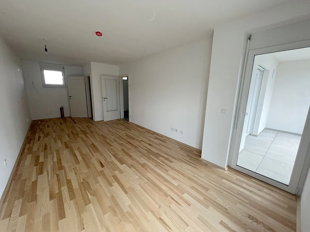 Mietwohnung mit Kaufoption! 2-Zimmer-Wohnung mit Loggia/Balkon + Parkplatz! Bezugsfertig! - Ansicht 3