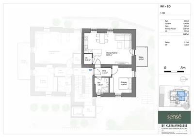 2-Zimmer-Wohnung kaufen in Salzburg Stadt – 55,91 m², € 551.105 – Bild 4 von 9
