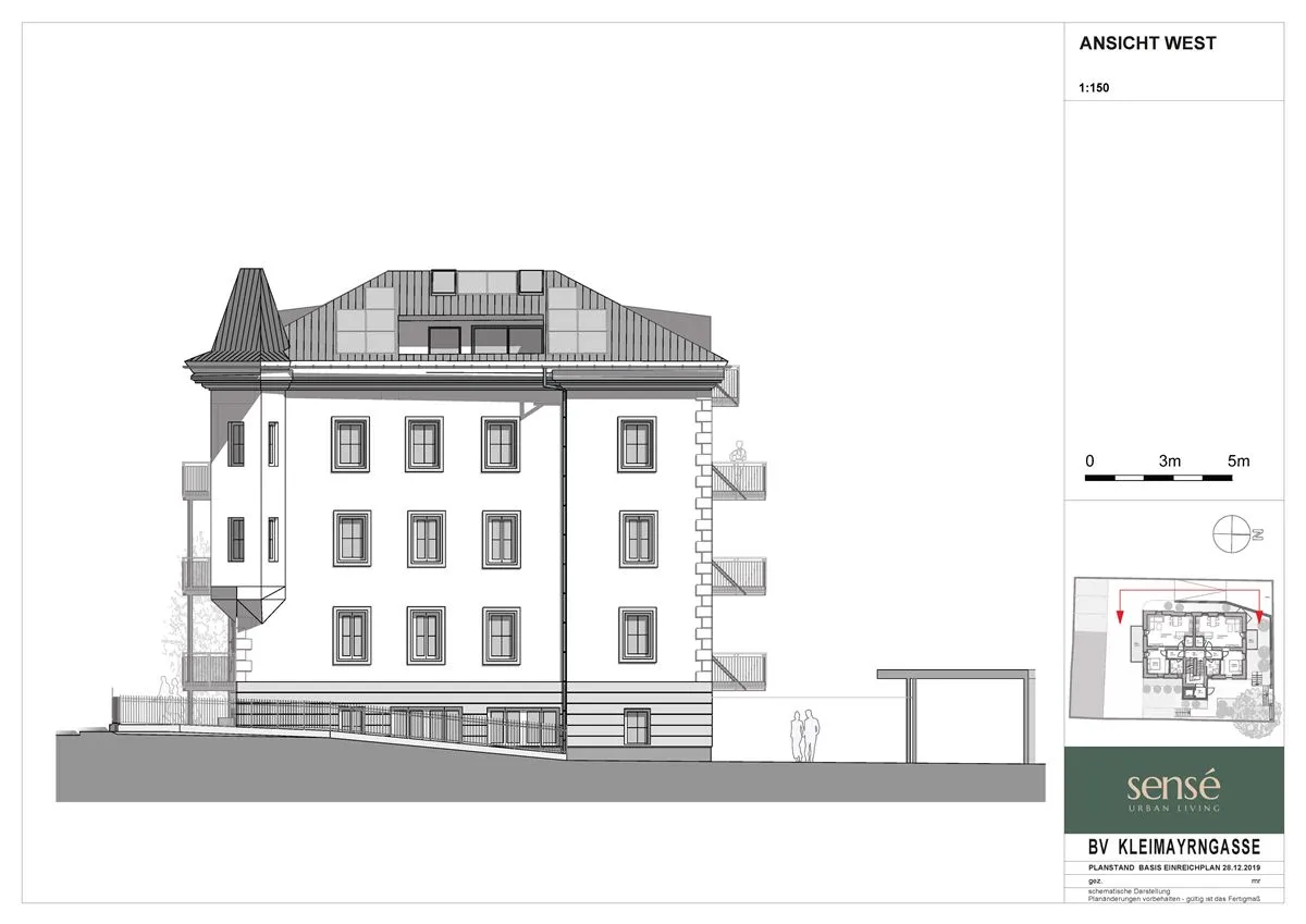 Erstbezug! Exklusive 2 Zimmer Stadtwohnung mit Balkon u. Garten in einer Jahrhunderwendevilla – pohled 2
