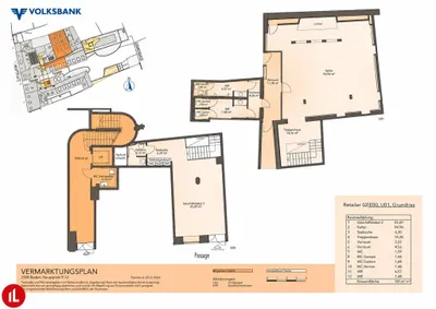 Gewerbeimmobilie mieten in Baden – 188 m², € 2.468 – Bild 2 von 2
