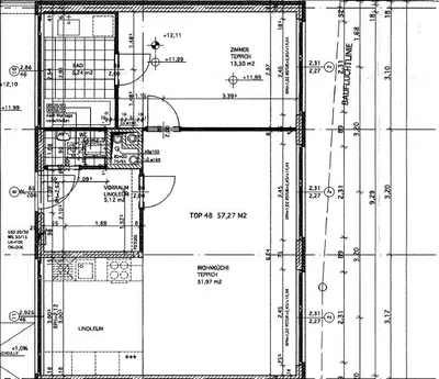 2-Zimmer-Wohnung mieten in Wien – 57,27 m², € 438
