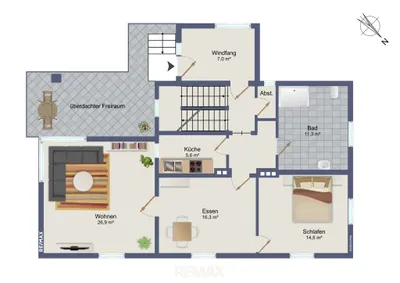 6-Zimmer-Haus kaufen in Hartberg-Fürstenfeld – 150 m², € 229.000 – Bild 6 von 36