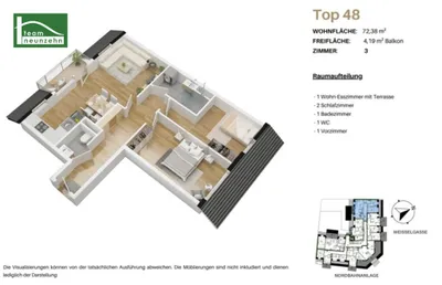 3-Zimmer-Wohnung kaufen in Wien – 72,68 m², € 339.000 – Bild 17 von 17