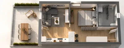 2-Zimmer-Wohnung kaufen in Hermagor – 35 m², € 294.112 – Bild 4 von 7