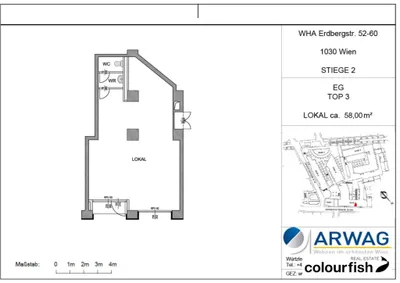 1-Zimmer-Gewerbeimmobilie mieten in Wien – 58 m², € 824 – Bild 2 von 2
