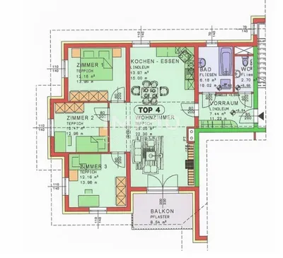 Wohnung mieten in Melk – 89,82 m², € 972 – Bild 17 von 17