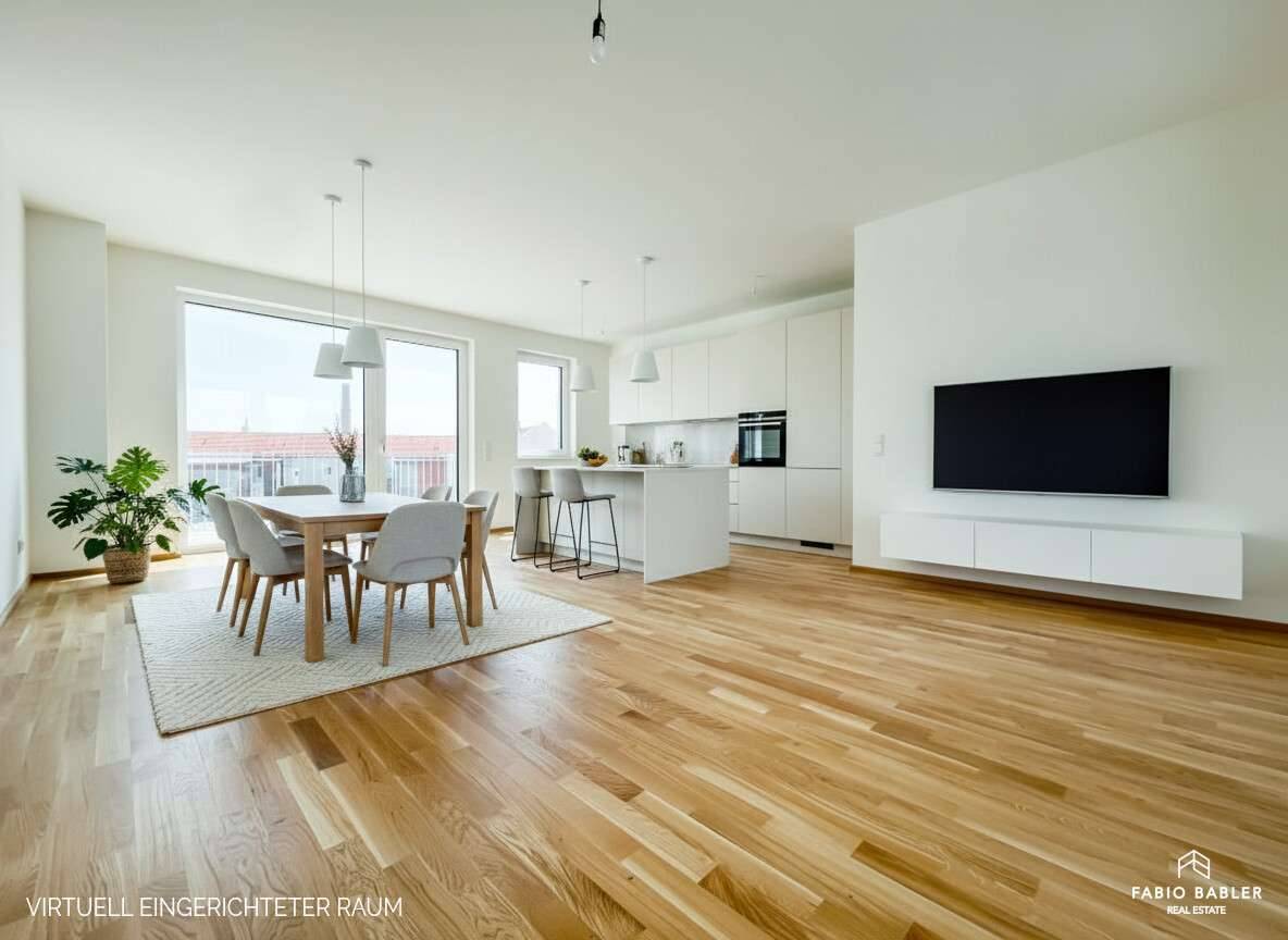 PENTHOUSE-TRAUM: Provisionsfreier Erstbezug mit Klimaanlage, Riesen-Dachterrasse & Anningerblick! - ANLAGEWOHNUNGSPREIS - Ansicht 2