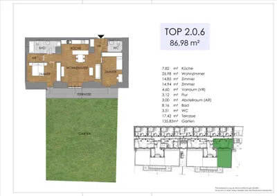 3-Zimmer-Wohnung kaufen in Bruck an der Leitha – 86,98 m², € 440.701 – Bild 11 von 46