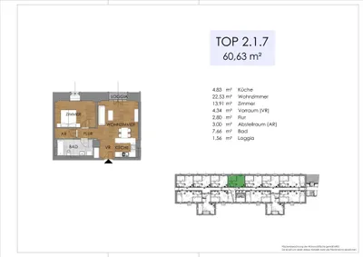 3-Zimmer-Wohnung kaufen in Bruck an der Leitha – 86,98 m², € 440.701 – Bild 24 von 46
