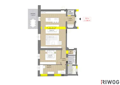 3-Zimmer-Wohnung kaufen in Wien – 111,88 m², € 690.000 – Bild 12 von 12