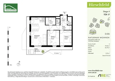 3-Zimmer-Wohnung kaufen in Wien – 74,06 m², € 432.000 – Bild 27 von 27