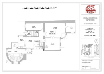 3-Zimmer-Wohnung mieten in Wien – 133,3 m², € 2.890 – Bild 25 von 25