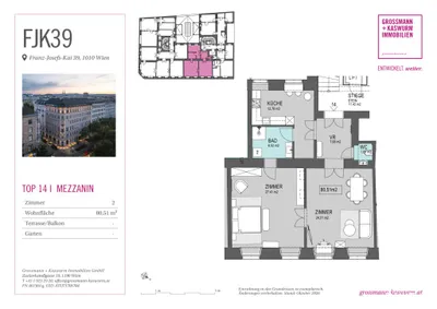2-Zimmer-Wohnung kaufen in Wien – 80,51 m², € 1.275.000 – Bild 11 von 11