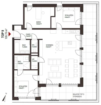 4-Zimmer-Wohnung kaufen in Gmunden – 109,7 m², € 1.349.000 – Bild 15 von 15