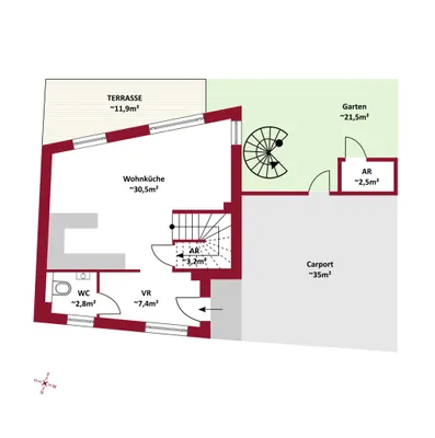 4-Zimmer-Haus kaufen in Mödling – 98,16 m², € 649.000 – Bild 15 von 17