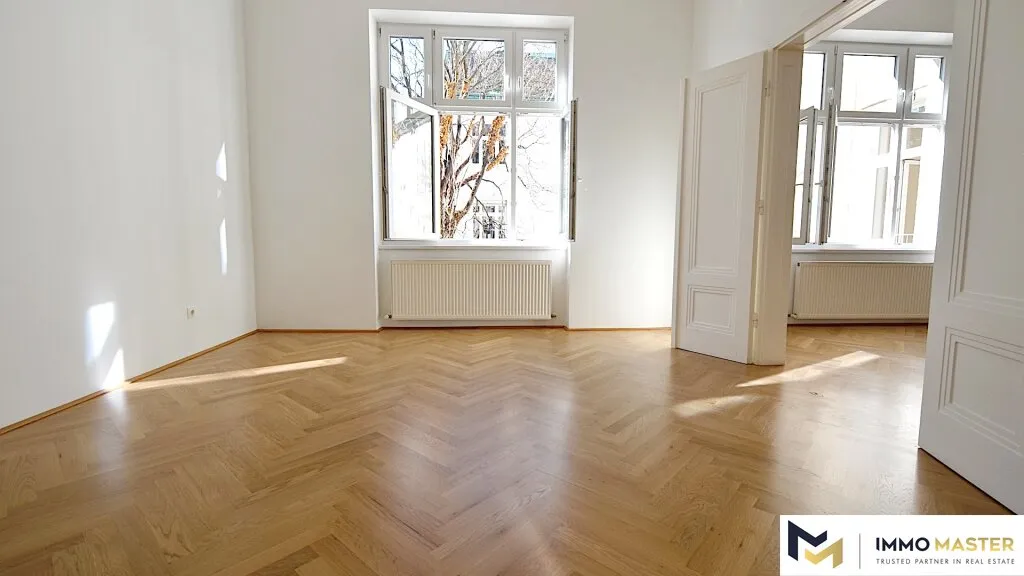 Großzügige 4-Zimmer-Wohnung mit französischem Balkon und Einbauküche in 1060 Wien zu mieten! - Widok 2