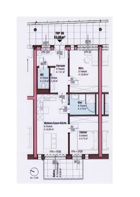 2-Zimmer-Wohnung mieten in Wels – 53,2 m², € 919 – Bild 7 von 9