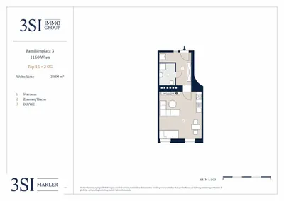 1-Zimmer-Wohnung kaufen in Wien – 29 m², € 149.000 – Bild 10 von 10