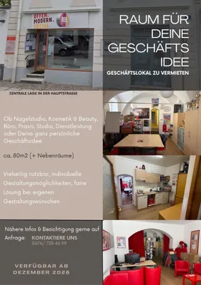 Gewerbeimmobilie mieten in Scheibbs – 80 m², € 700