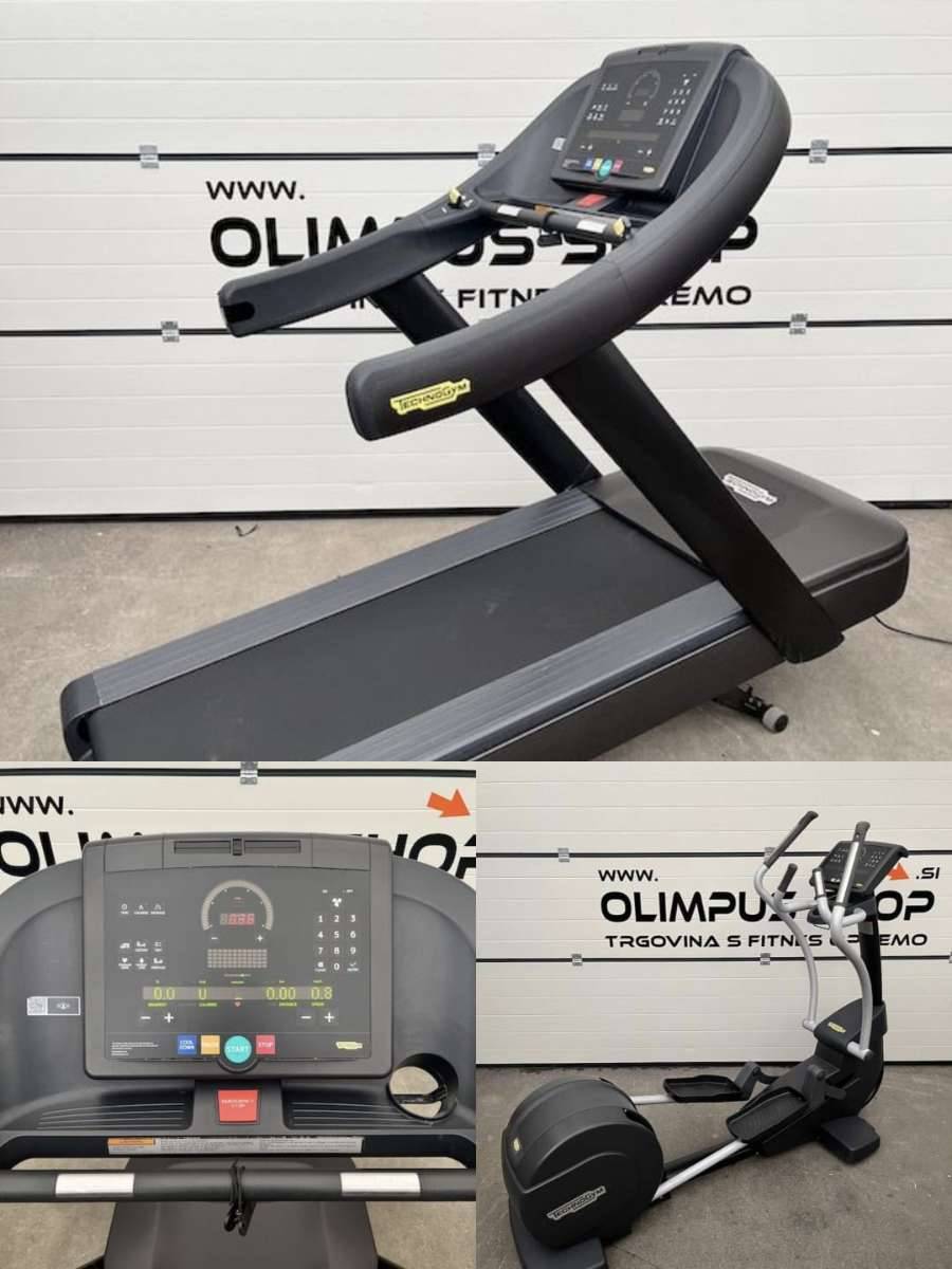 Technogym Dual Cardio SET Eliptik Synchro 1000 LED + 1000 LED Laufband