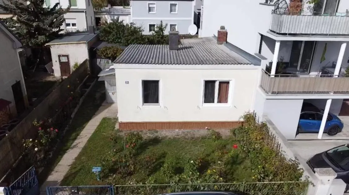 aufgeschlossenes Baugrundstück mit einem kleinen Haus (68m²) in Guntramsdorf zu verkaufen *6 Wohneinheiten möglich* - Ansicht 2