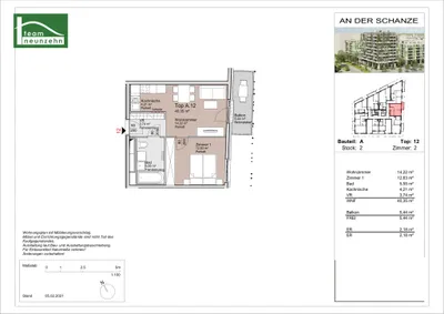 2-Zimmer-Wohnung mieten in Wien – 40,35 m², € 949 – Bild 20 von 20