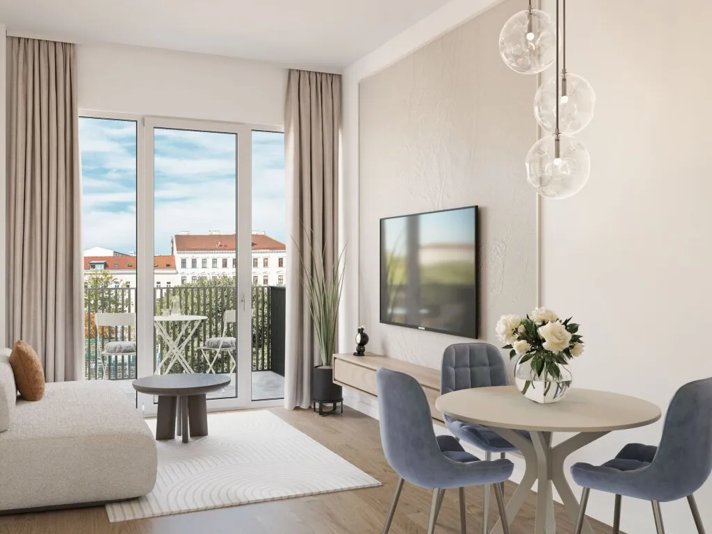 THE ARIK - Gute Lage. Klare Struktur. 2 Zimmer mit Balkon im Neubau. - Ansicht 3