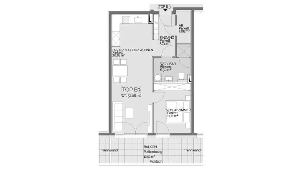Apartment in Liezen - Ansicht 3