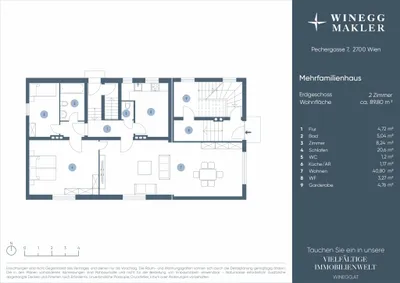 5-Zimmer-Gewerbeimmobilie kaufen in Wiener Neustadt – 205,26 m², € 585.000 – Bild 31 von 33