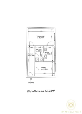 2-Zimmer-Wohnung mieten in Wien – 55,23 m², € 865 – Bild 14 von 14