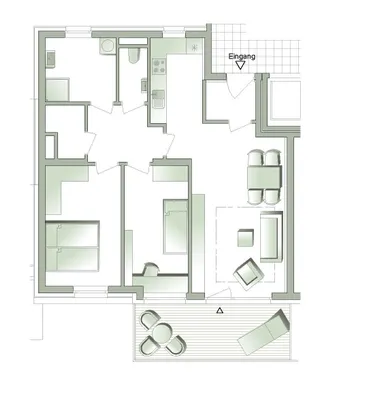 3-Zimmer-Wohnung mieten in Murtal – 71,8 m², € 1.016 – Bild 2 von 4