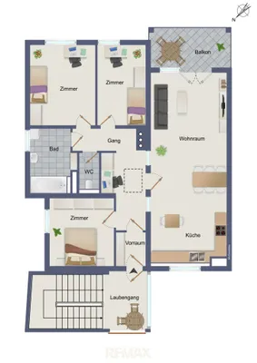 4-Zimmer-Wohnung kaufen in Graz – 91,55 m², € 320.000 – Bild 2 von 18