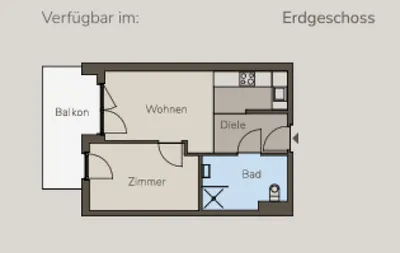 2-Zimmer-Wohnung mieten in Graz – 37 m², € 633 – Bild 7 von 7